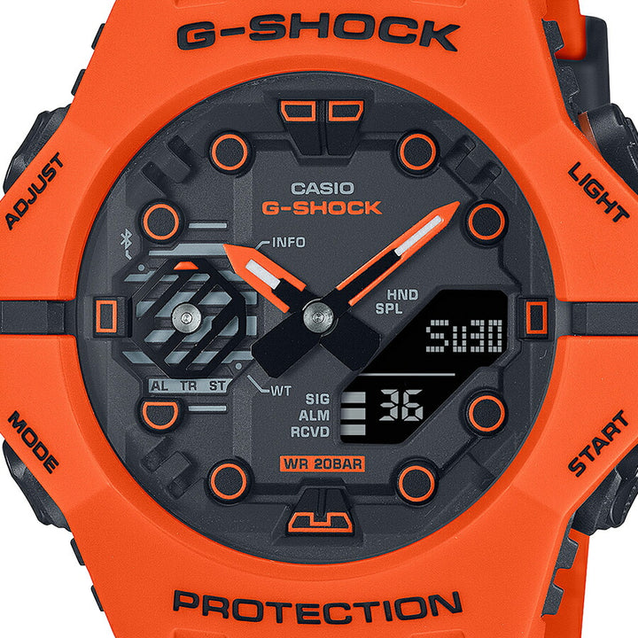 G-SHOCK GA-B001シリーズ オレンジ GA-B001FL-4AJF メンズ 腕時計 電池式 Bluetooth アナデジ 樹脂バンド 反転液晶 国内正規品 カシオ