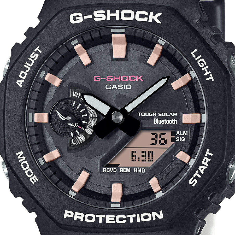 G-SHOCK チャールズ・ダーウィン財団 コラボレーションモデル ガラパゴスペンギン GA-B2100CD-1A7JR メンズ 腕時計 ソーラー Bluetooth オクタゴン アナデジ 国内正規品 カシオ