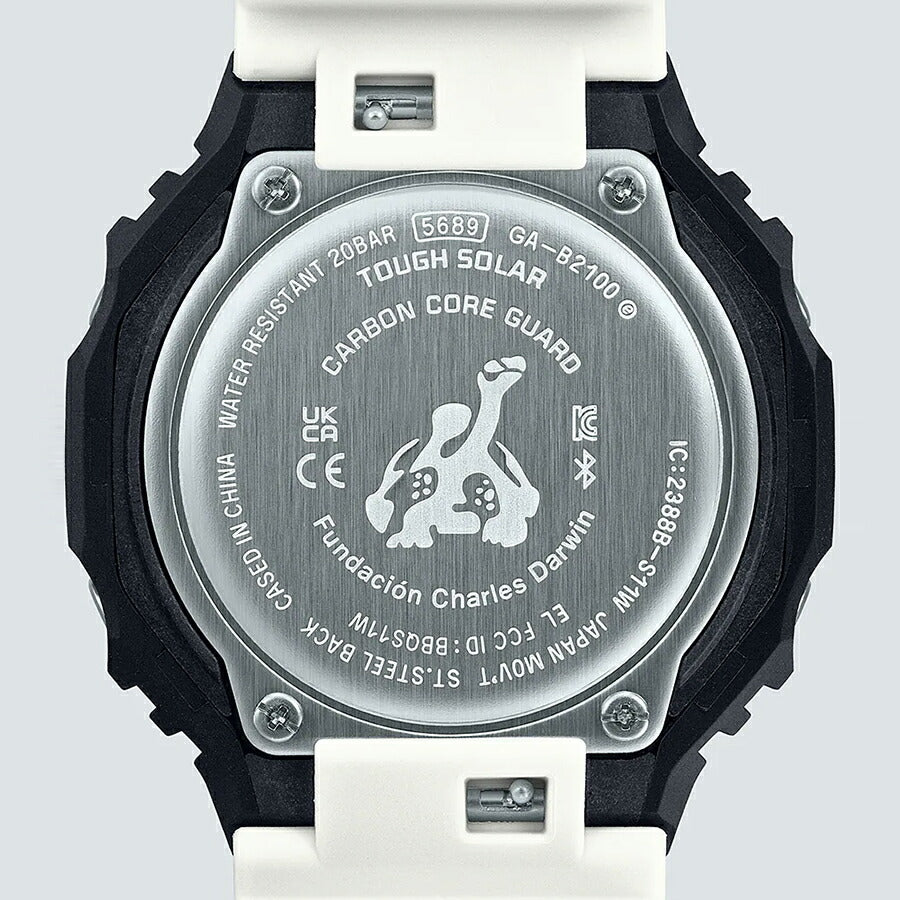 G-SHOCK チャールズ・ダーウィン財団 コラボレーションモデル ガラパゴスペンギン GA-B2100CD-1A7JR メンズ 腕時計 ソーラー Bluetooth オクタゴン アナデジ 国内正規品 カシオ