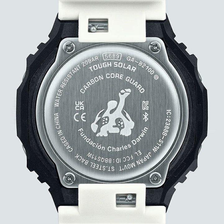 G-SHOCK チャールズ・ダーウィン財団 コラボレーションモデル ガラパゴスペンギン GA-B2100CD-1A7JR メンズ 腕時計 ソーラー Bluetooth オクタゴン アナデジ 国内正規品 カシオ