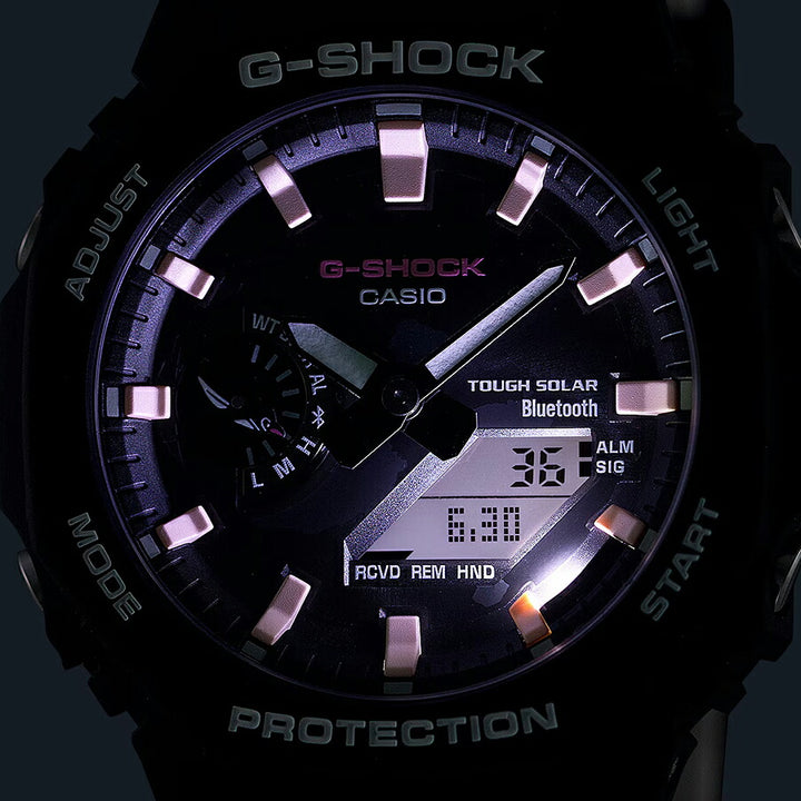 G-SHOCK チャールズ・ダーウィン財団 コラボレーションモデル ガラパゴスペンギン GA-B2100CD-1A7JR メンズ 腕時計 ソーラー Bluetooth オクタゴン アナデジ 国内正規品 カシオ