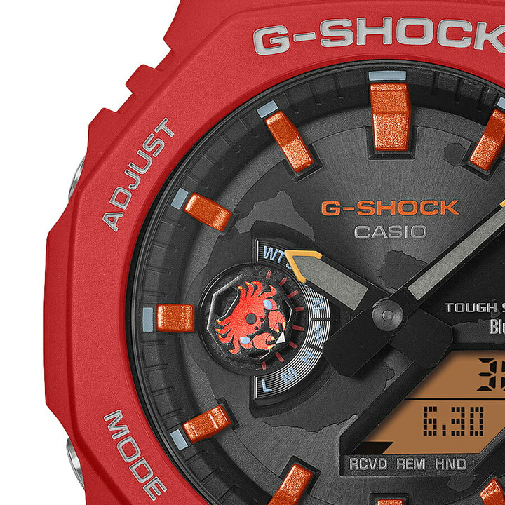 G-SHOCK チャールズ・ダーウィン財団 コラボレーションモデル ガラパゴスベニイワガニ GA-B2100DF-4AJR メンズ ソーラー Bluetooth オクタゴン