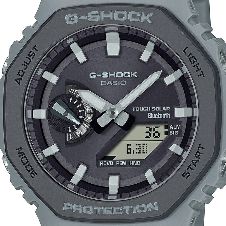 G-SHOCK アーバンユーティリティ GA-B2100LUU-8AJF メンズ 腕時計 ソーラー Bluetooth オクタゴン アナデジ ブルーグレー 国内正規品 カシオ