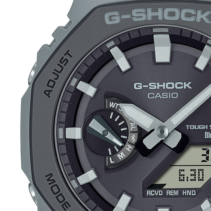 G-SHOCK アーバンユーティリティ GA-B2100LUU-8AJF メンズ 腕時計 ソーラー Bluetooth オクタゴン アナデジ ブルーグレー 国内正規品 カシオ