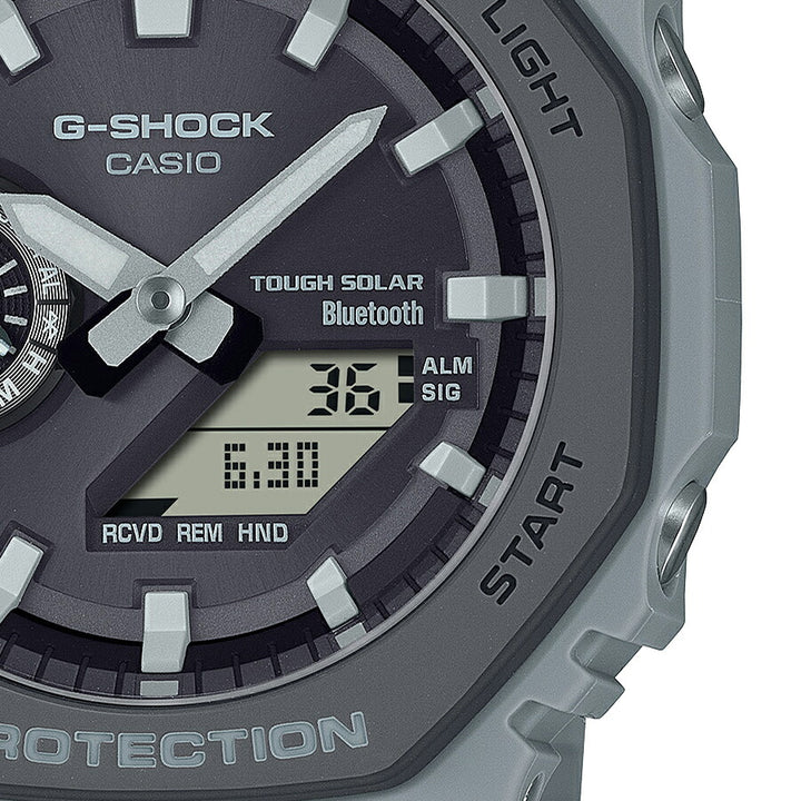 G-SHOCK アーバンユーティリティ GA-B2100LUU-8AJF メンズ 腕時計 ソーラー Bluetooth オクタゴン アナデジ ブルーグレー 国内正規品 カシオ