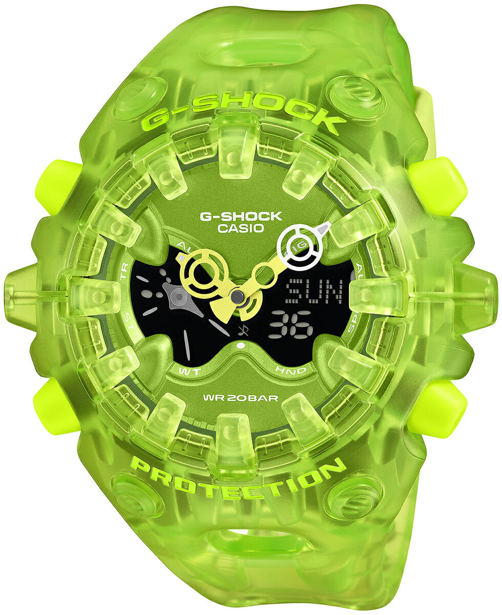 G-SHOCK CASIO GA-V01 蛍光グリーン G-SHOCK GA-V01 TRANSPARENT PACK スケルトン グリーン GA-V01SKE-3AJF
