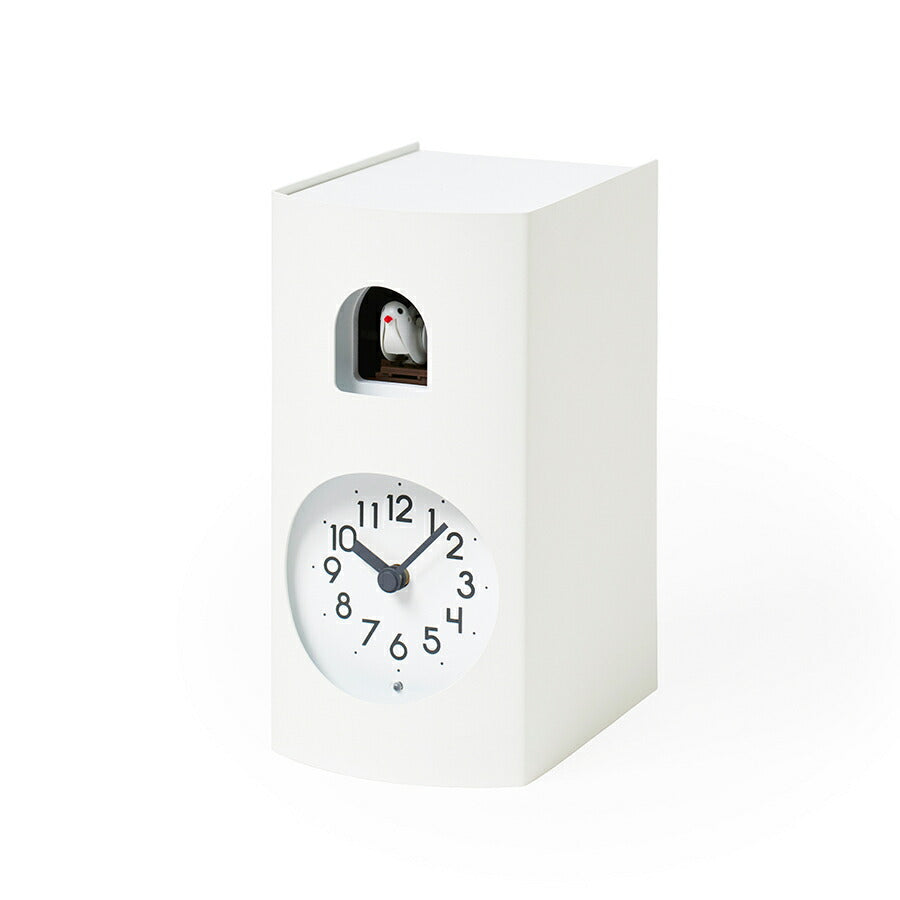 タカタレムノス 置き時計 カーサ ブックゥ カッコー時計 クオーツ 電池