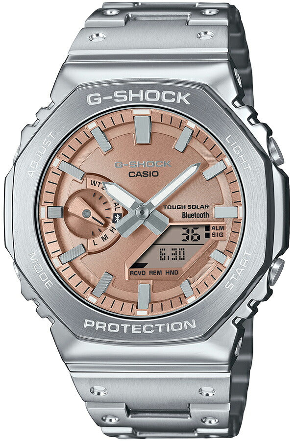 G-SHOCK FULL METAL フルメタル オクタゴン GM-B2100AD-5AJF メンズ 腕時計 ソーラー Bluetooth カッパーダイヤル 国内正規品 カシオ 日本製