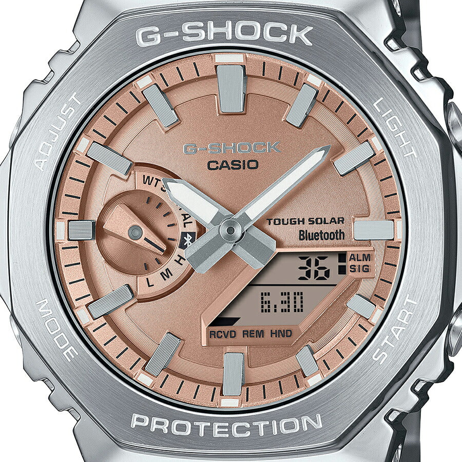 G-SHOCK FULL METAL フルメタル オクタゴン GM-B2100AD-5AJF メンズ 腕時計 ソーラー Bluetooth カッパーダイヤル 国内正規品 カシオ 日本製