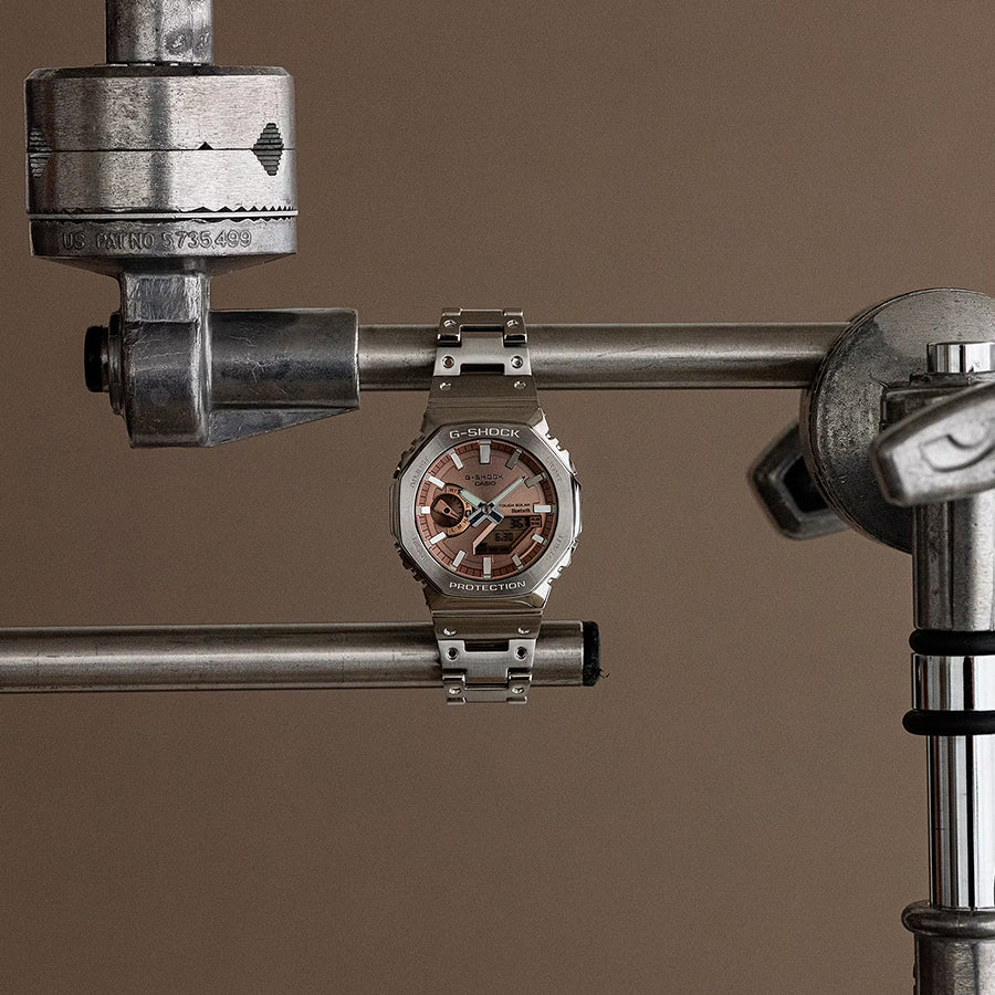 G-SHOCK FULL METAL フルメタル オクタゴン GM-B2100AD-5AJF メンズ 腕時計 ソーラー Bluetooth カッパーダイヤル 国内正規品 カシオ 日本製