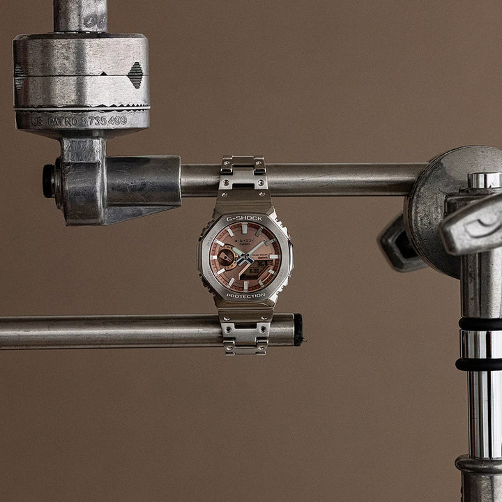 G-SHOCK FULL METAL フルメタル オクタゴン GM-B2100AD-5AJF メンズ 腕時計 ソーラー Bluetooth カッパーダイヤル 国内正規品 カシオ 日本製