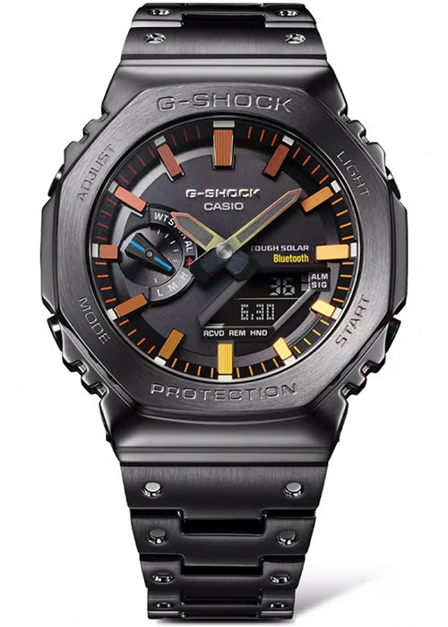 G-SHOCK フルメタル レインボーカラー アクセント GM-B2100BPC-1AJF メンズ ソーラー Bluetooth オクタゴン –  THE CLOCK HOUSE公式オンラインストア