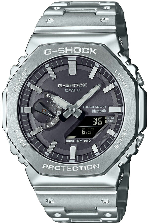 G-SHOCK FULL METAL フルメタル オクタゴン GM-B2100SD-1AJF メンズ 腕時計 ソーラー Bluetooth ブラックダイヤル 国内正規品 カシオ 日本製