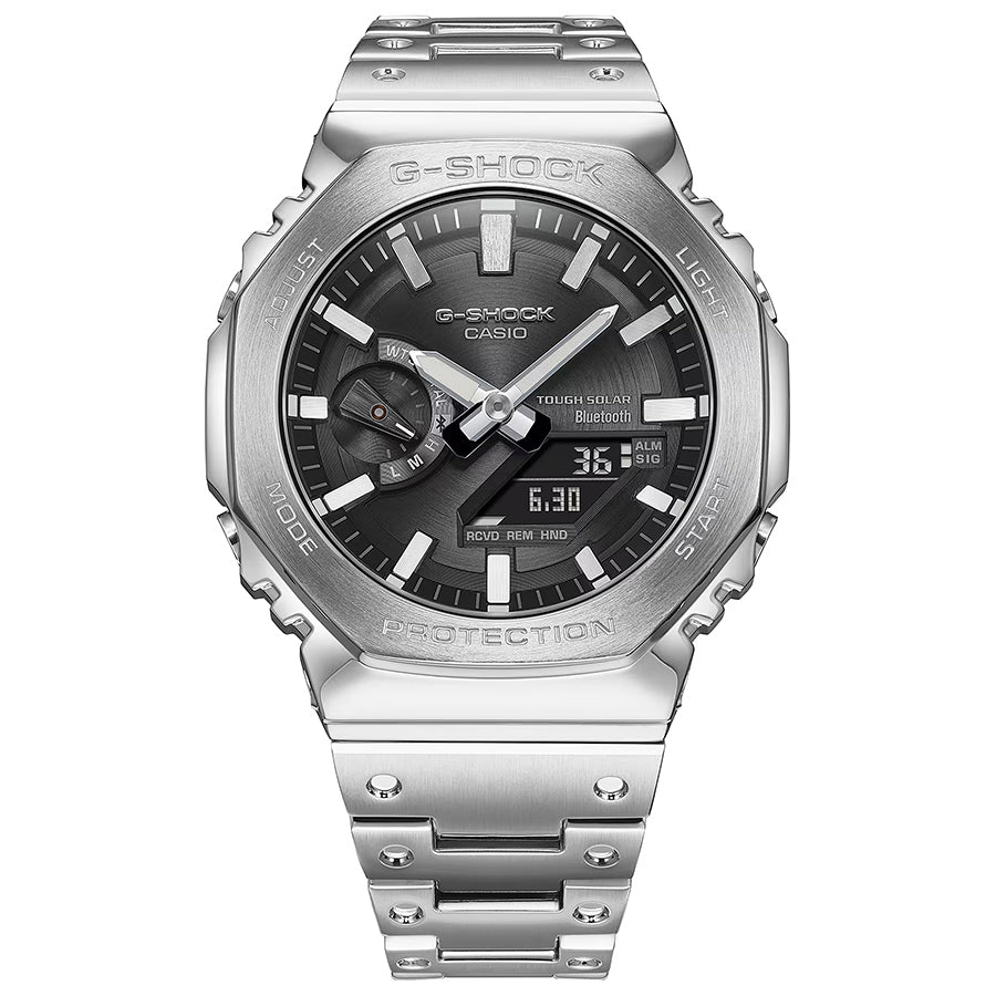 G-SHOCK FULL METAL フルメタル オクタゴン GM-B2100SD-1AJF メンズ 腕時計 ソーラー Bluetooth ブラックダイヤル 国内正規品 カシオ 日本製
