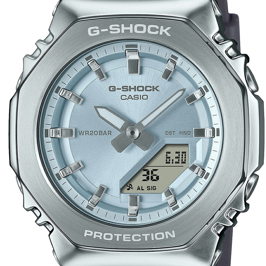 G-SHOCK ミッドサイズ メタルカバード GM-S2110-2AJF メンズ レディース 腕時計 電池式 アナデジ オクタゴン ブルーダイヤル 樹脂バンド 国内正規品 カシオ