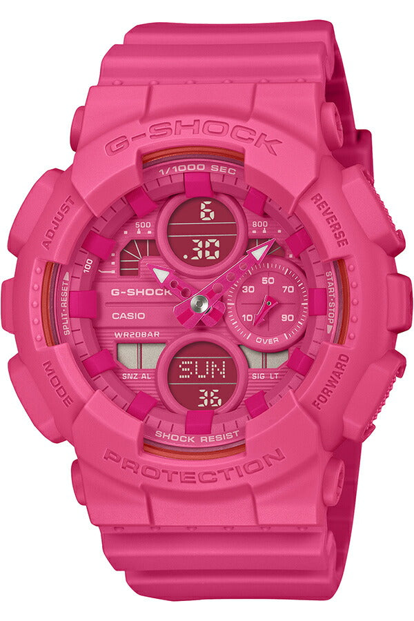 G-SHOCK ミッドサイズ ピンクリボン活動支援モデル 2025 GMA-S145PK-4AJR メンズ レディース 電池式 アナデジ ビッグケース