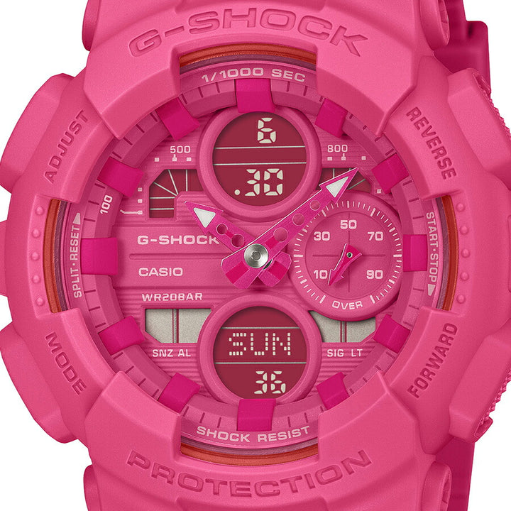 G-SHOCK ミッドサイズ ピンクリボン活動支援モデル 2025 GMA-S145PK-4AJR メンズ レディース 電池式 アナデジ ビッグケース