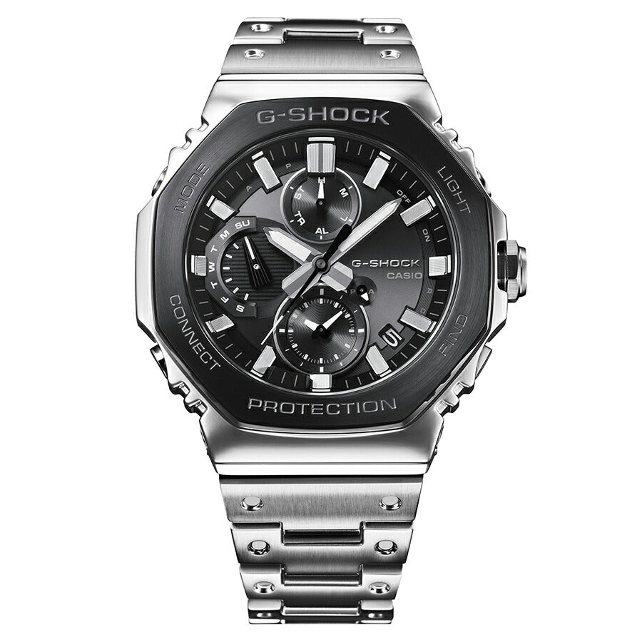 G-SHOCK フルメタル デュアルタイム クロノグラフ ブラックベゼル GMC-B2100BT-1AJF メンズ ソーラー Bluetooth アナログ 日本製