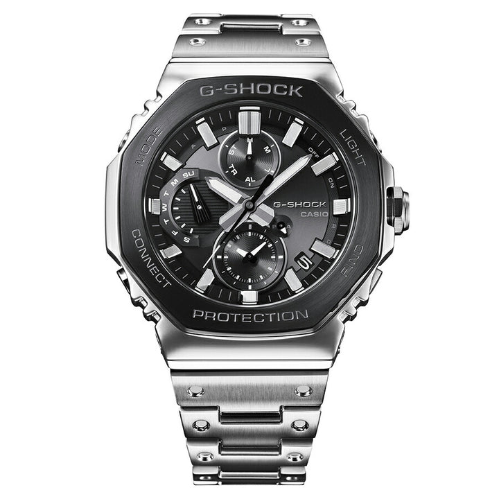 G-SHOCK フルメタル デュアルタイム クロノグラフ ブラックベゼル GMC-B2100BT-1AJF メンズ ソーラー Bluetooth アナログ 日本製