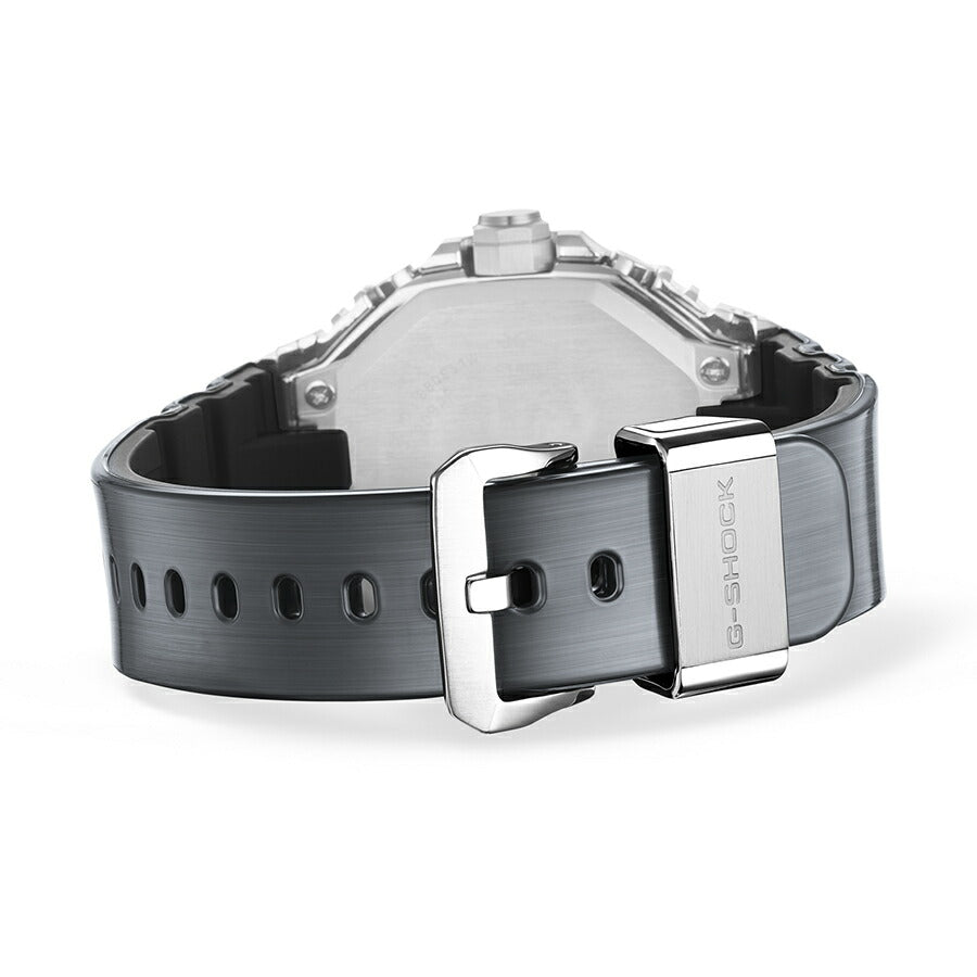 G-SHOCK フルメタル デュアルタイム クロノグラフ GMC-B2100Y-1AJF メンズ ソーラー Bluetooth アナログ オクタゴン シリコンバンド ブラック 日本製