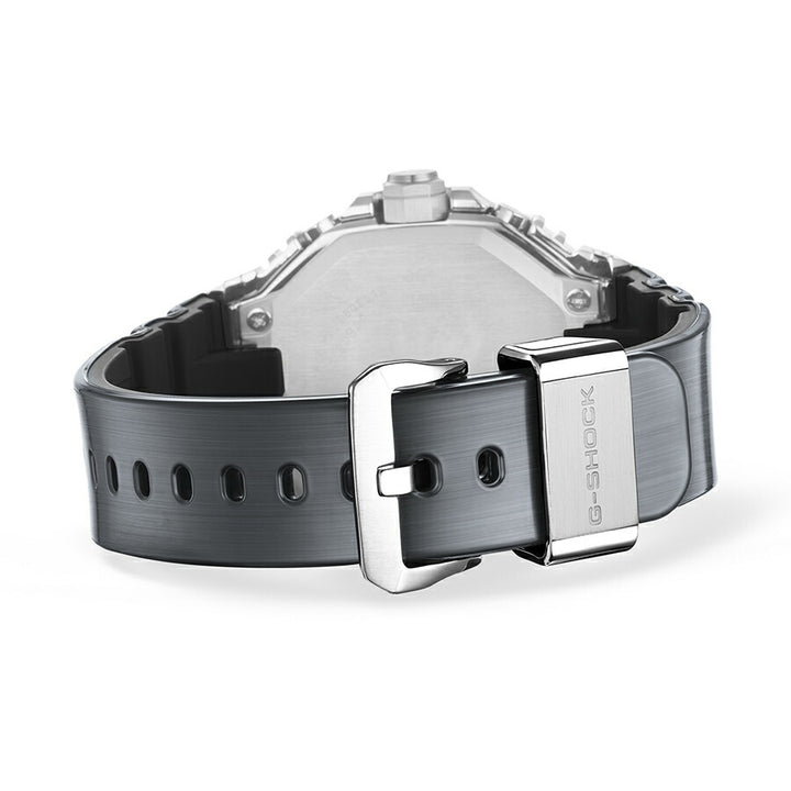 G-SHOCK フルメタル デュアルタイム クロノグラフ GMC-B2100Y-1AJF メンズ ソーラー Bluetooth アナログ オクタゴン シリコンバンド ブラック 日本製