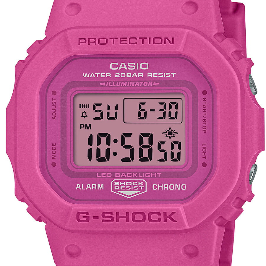 G-SHOCK ミッドサイズ ピンクリボン活動支援モデル GMD-S5610PK-4JR メンズ レディース 腕時計 電池式 スクエア デジタル 樹脂バンド ピンク 国内正規品 カシオ