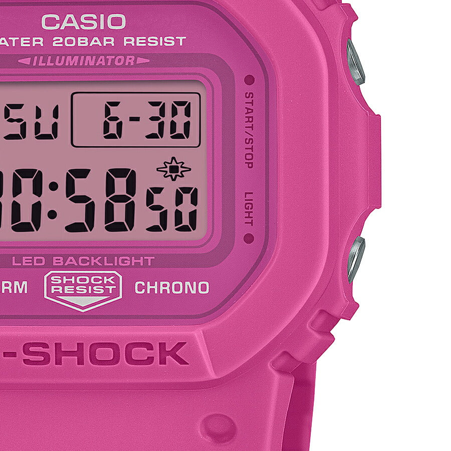 G-SHOCK ミッドサイズ ピンクリボン活動支援モデル GMD-S5610PK-4JR メンズ レディース 腕時計 電池式 スクエア デジタル 樹脂バンド ピンク 国内正規品 カシオ