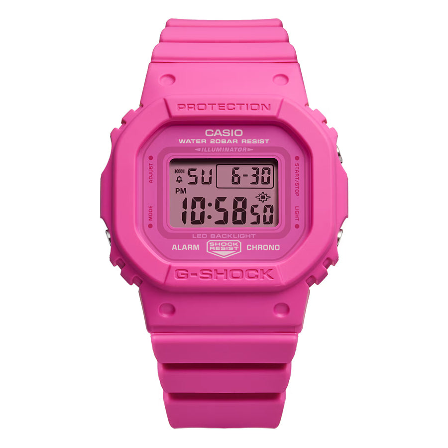 G-SHOCK ミッドサイズ ピンクリボン活動支援モデル GMD-S5610PK-4JR メンズ レディース 腕時計 電池式 スクエア デジタル 樹脂バンド ピンク 国内正規品 カシオ