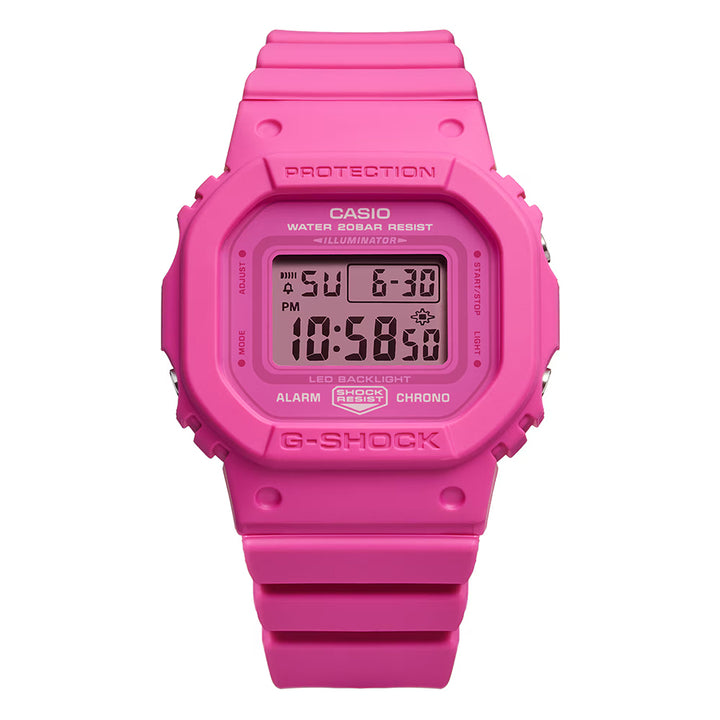 G-SHOCK ミッドサイズ ピンクリボン活動支援モデル GMD-S5610PK-4JR メンズ レディース 腕時計 電池式 スクエア デジタル 樹脂バンド ピンク 国内正規品 カシオ