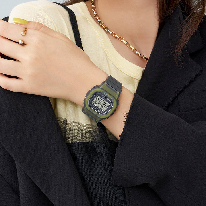 G-SHOCK ミッドサイズ プレシャスハートセレクション 2024 バラ GMD-S5610RS-8JF メンズ レディース 腕時計 電池式 デジタル スクエア 樹脂バンド イエロー 国内正規品 カシオ