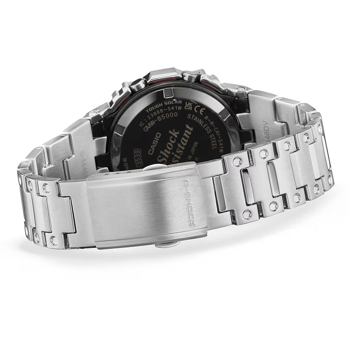 G-SHOCK フルメタル レインボーカラー アクセント GMW-B5000PC-1JF メンズ 腕時計 電波ソーラー Bluetooth シルバー 国内正規品 カシオ