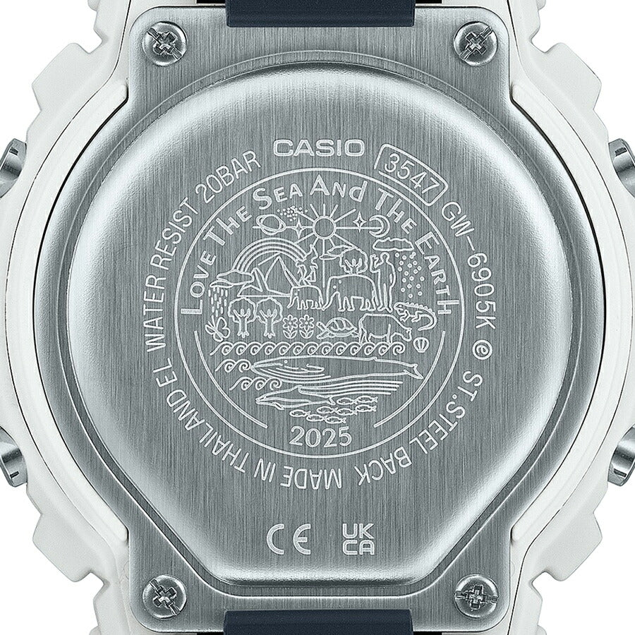 G-SHOCK アイサーチ・ジャパン コラボレーションモデル 2025 ザトウクジラ GW-6905K-7AJR メンズ 電波ソーラー デジタル 樹脂バンド イルクジ