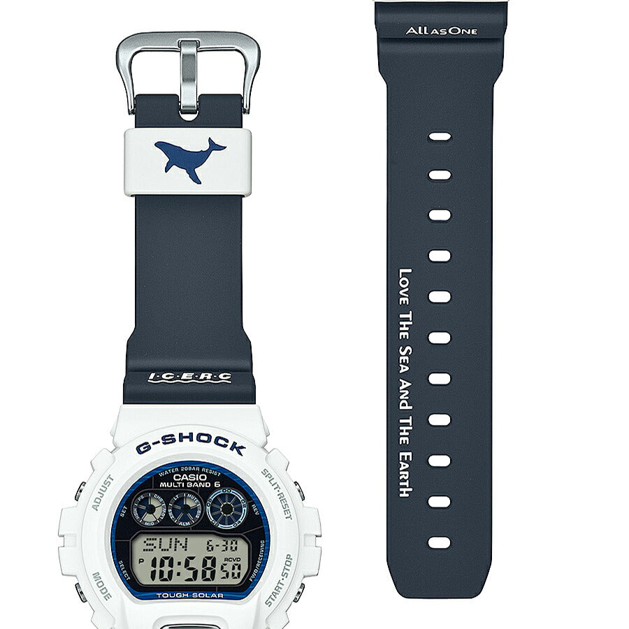 G-SHOCK アイサーチ・ジャパン コラボレーションモデル 2025 ザトウクジラ GW-6905K-7AJR メンズ 電波ソーラー デジタル 樹脂バンド イルクジ
