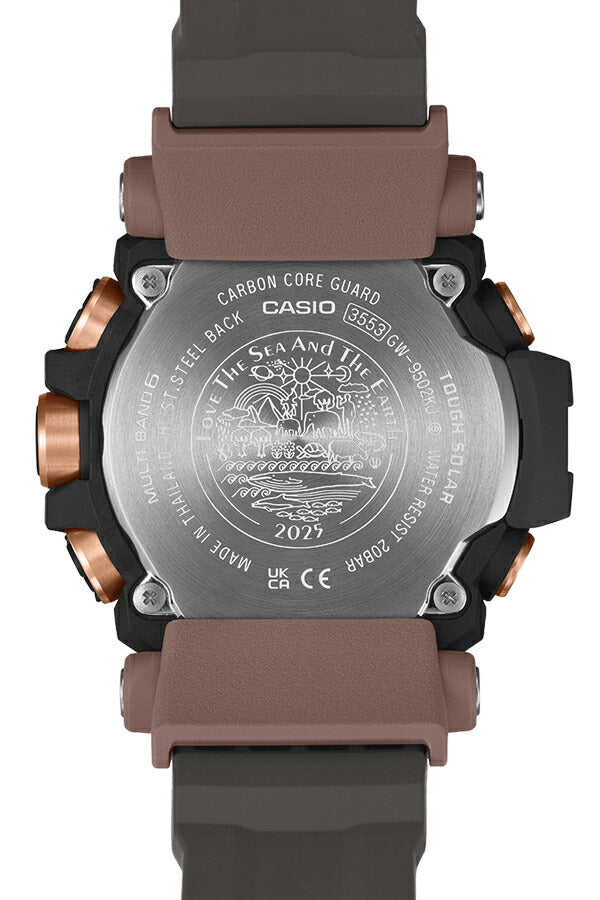 G-SHOCK マッドマン EARTHWATCH コラボレーションモデル 2025 カバ GW-9502KJ-8JR メンズ ソーラー 電波 デジタル