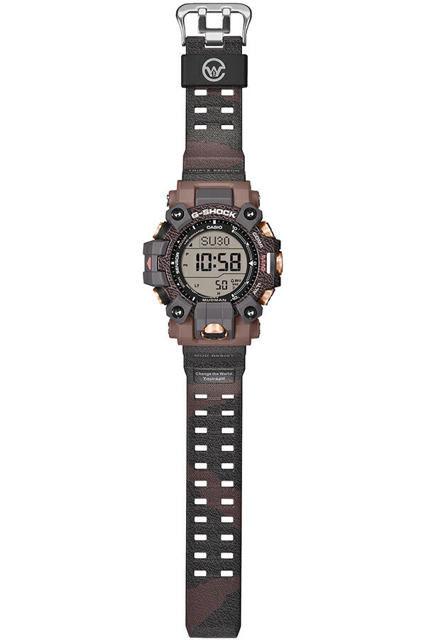 G-SHOCK マッドマン EARTHWATCH コラボレーションモデル 2025 カバ GW-9502KJ-8JR メンズ ソーラー 電波 デジタル