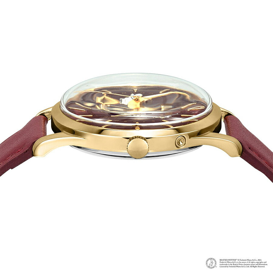 ヘンリーロンドン ピーターラビット コラボレーションモデル HL39-LS-0426-PR メンズ レディース 腕時計 クオーツ 電池式 革ベルト レッド