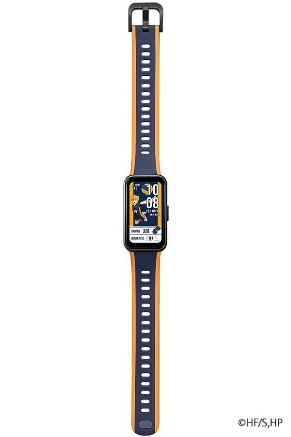 ギャラック スマートウォッチ ハイキュー!!  コラボレーションモデル 烏野高校 HUC-HK-BD10-K メンズ レディース シリコンバンド グッズ