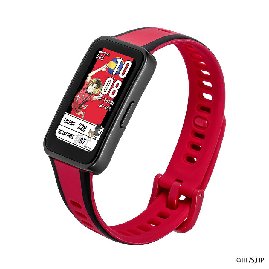 ギャラック スマートウォッチ ハイキュー!!  コラボレーションモデル 音駒高校 HUC-HK-BD10-N メンズ レディース シリコンバンド グッズ