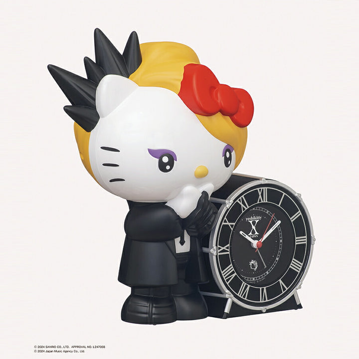 セイコー yoshikitty おしゃべり目覚まし時計 JF385A 置き時計 クオーツ 電池式 アラーム