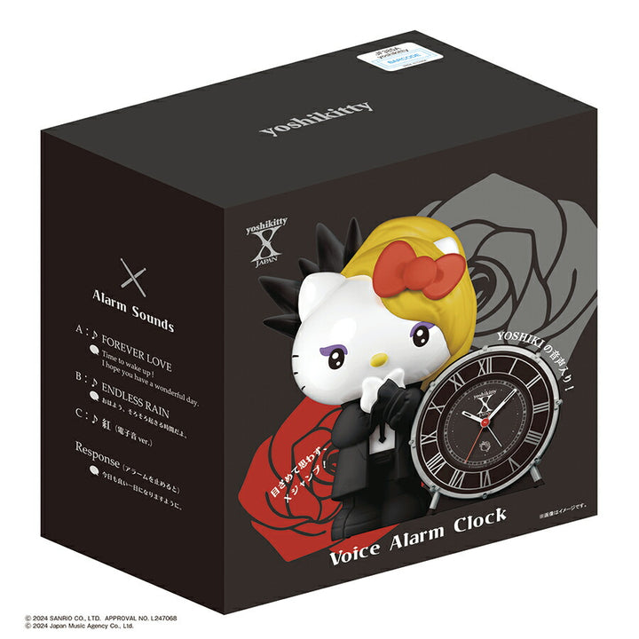 セイコー yoshikitty おしゃべり目覚まし時計 JF385A 置き時計 クオーツ 電池式 アラーム