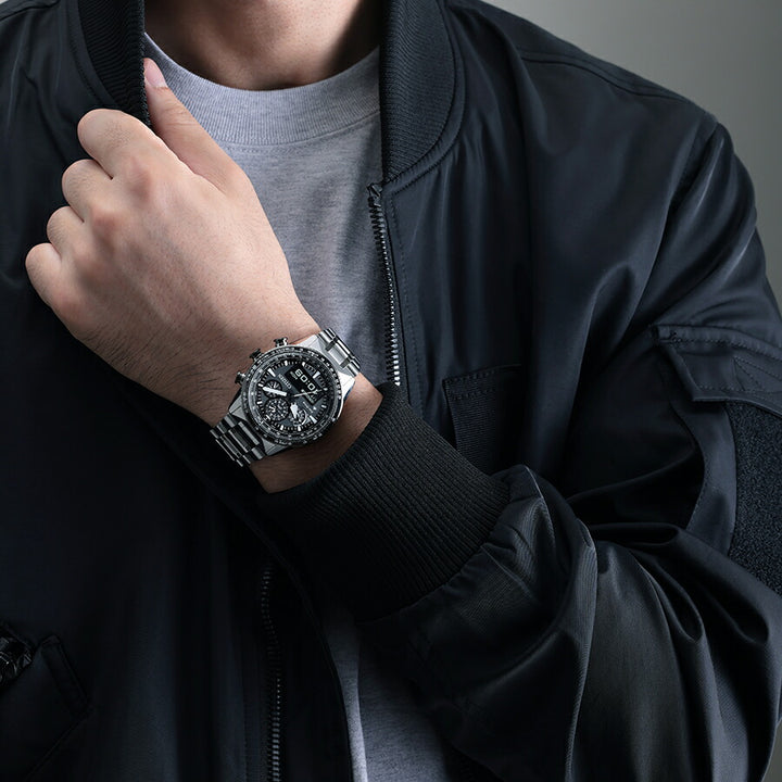 シチズン プロマスター スカイシリーズ アナデジ パイロットウオッチ JV2006-55H メンズ ソーラー グレーダイヤル MIP液晶搭載