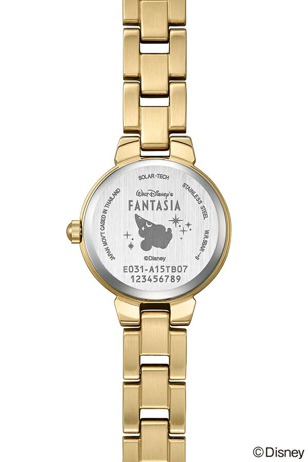 シチズン ウィッカ ディズニーコレクション 『ディズニー ファンタジア』 スペシャルモデル KP2-124-71 レディース ソーラー ブルーダイヤル ゴールド