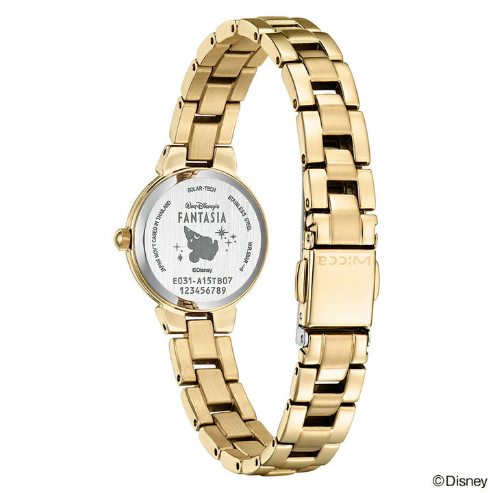 シチズン ウィッカ ディズニーコレクション 『ディズニー ファンタジア』 スペシャルモデル KP2-124-71 レディース ソーラー ブルーダイヤル ゴールド