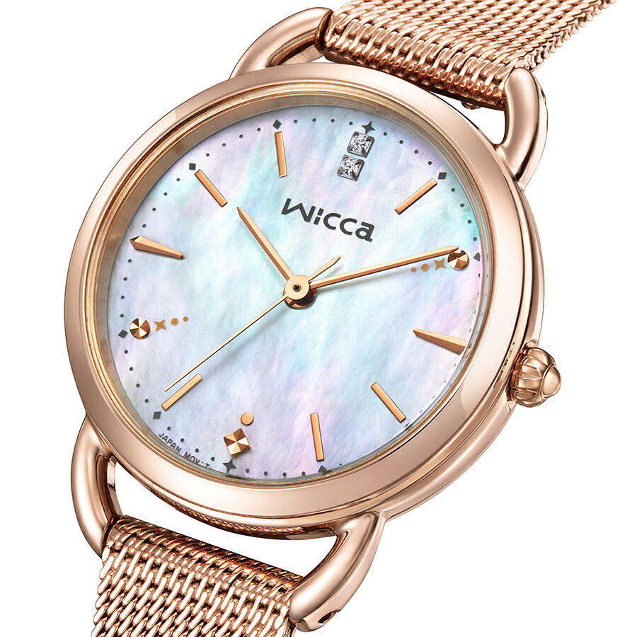 シチズン ウィッカ ベーシック 2way 2025 ウィンター限定モデル KP6-065-21 レディース ソーラー ゴールド 替えバンド付き