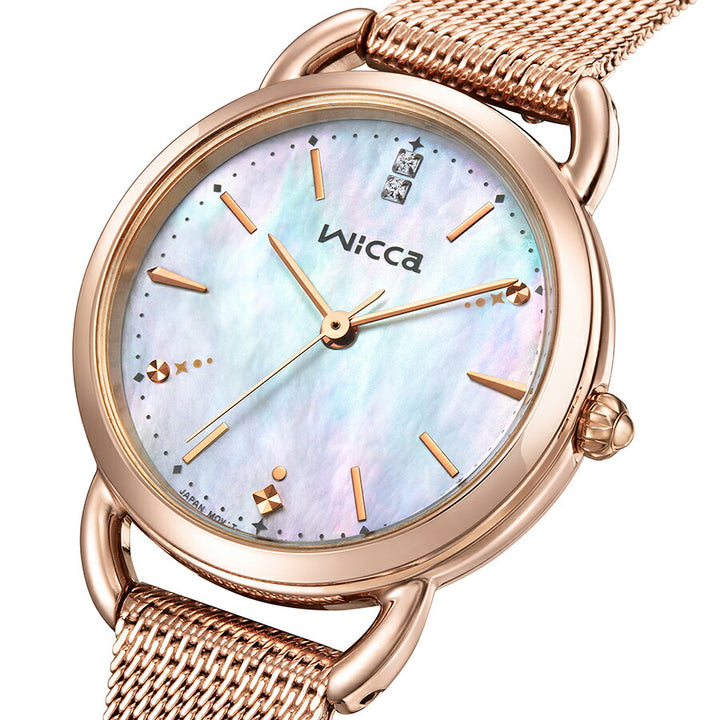 シチズン ウィッカ ベーシック 2way 2025 ウィンター限定モデル KP6-065-21 レディース ソーラー ゴールド 替えバンド付き