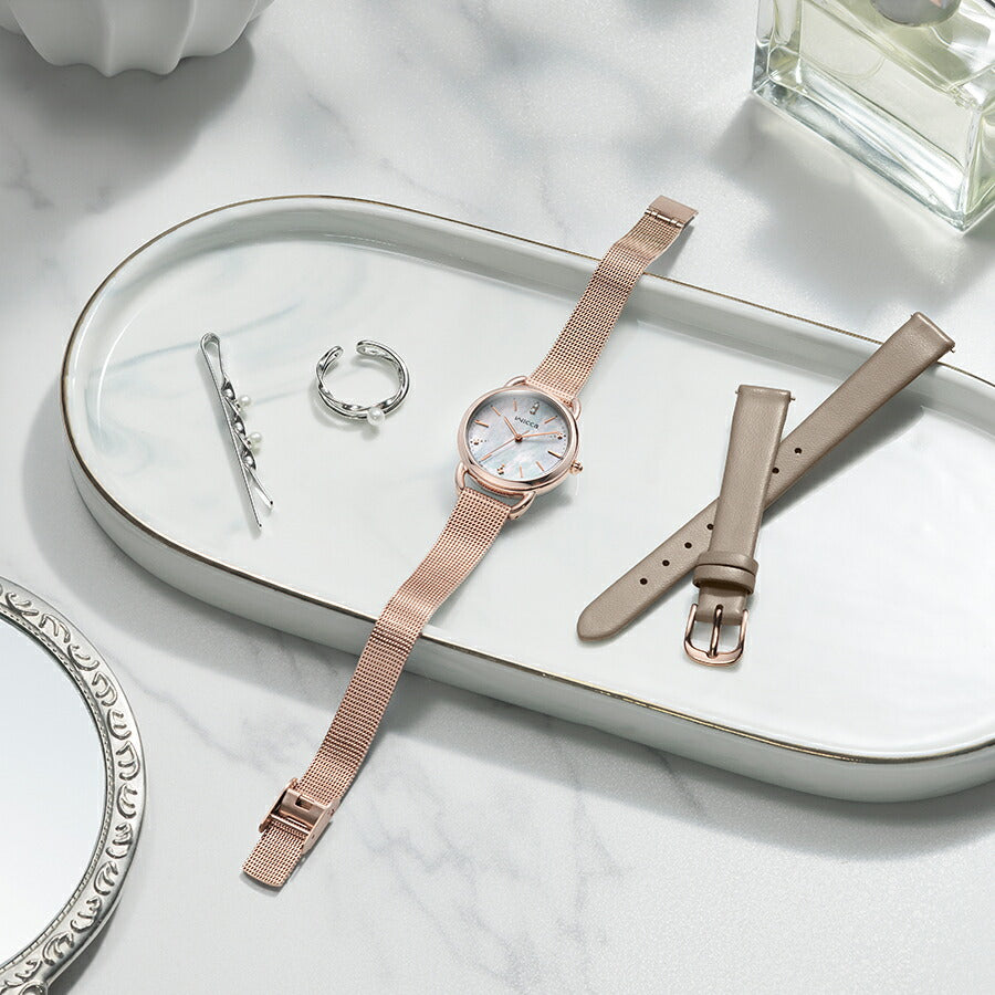 シチズン ウィッカ ベーシック 2way 2025 ウィンター限定モデル KP6-065-21 レディース ソーラー ゴールド 替えバンド付き