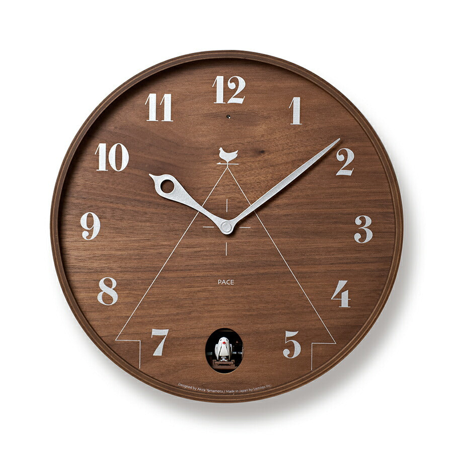中山ユリ セックス タカタレムノス 掛け時計 カーサ パーチェ カッコー時計 クオーツ 電池式 ブラウン プライウッド 山本 章 LC11-09BW – THE CLOCK HOUSE公式オンラインストア