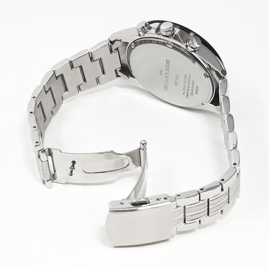 ザ・クロックハウス ソーラー クロノグラフ マジックアワー 青藤 MBC1003-BL3A メンズ 腕時計 ビジネス カジュアル ブルー