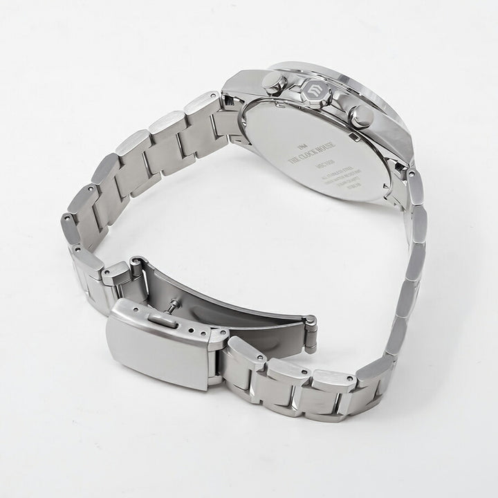 ザ・クロックハウス エッジ ソーラー クロノグラフ MBC1008-BK2A メンズ ビジネス カジュアル ブラックダイヤル