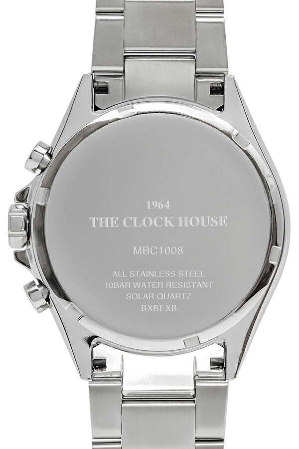 ザ・クロックハウス エッジ ソーラー クロノグラフ MBC1008-GR1A メンズ ビジネス カジュアル グリーンダイヤル